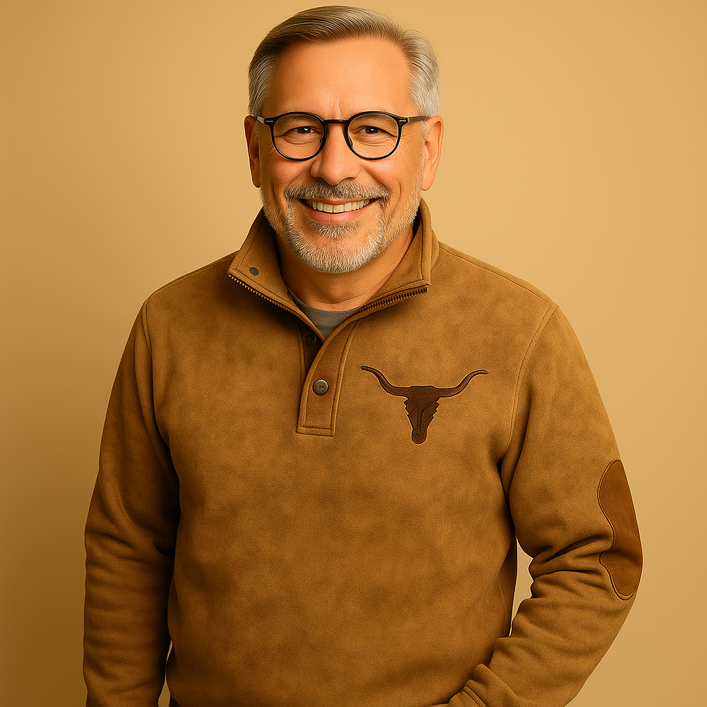 תמר מצב | סוודר קלסי עם חצי רוכסן