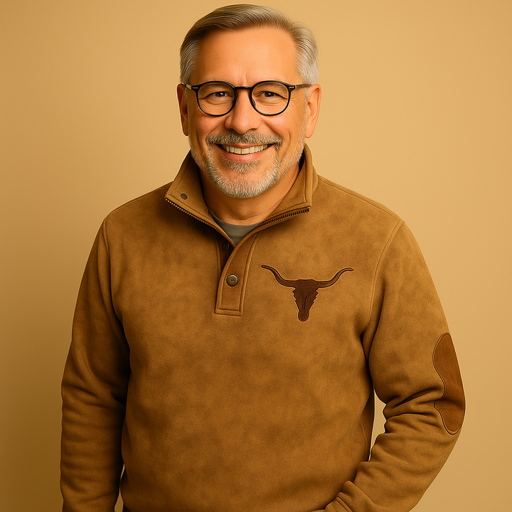 תמר מצב | סוודר קלסי עם חצי רוכסן