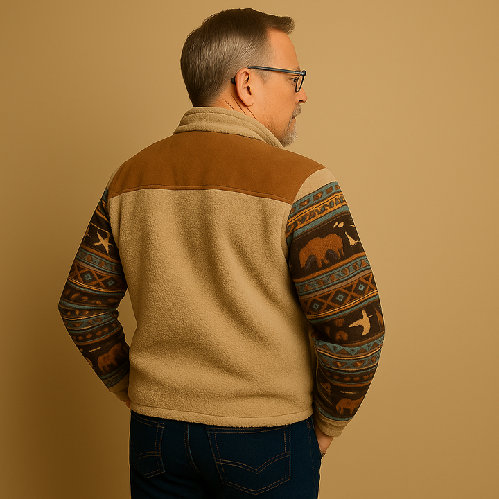 תמר מצב | סוודר קלסי עם רוכסן חצי