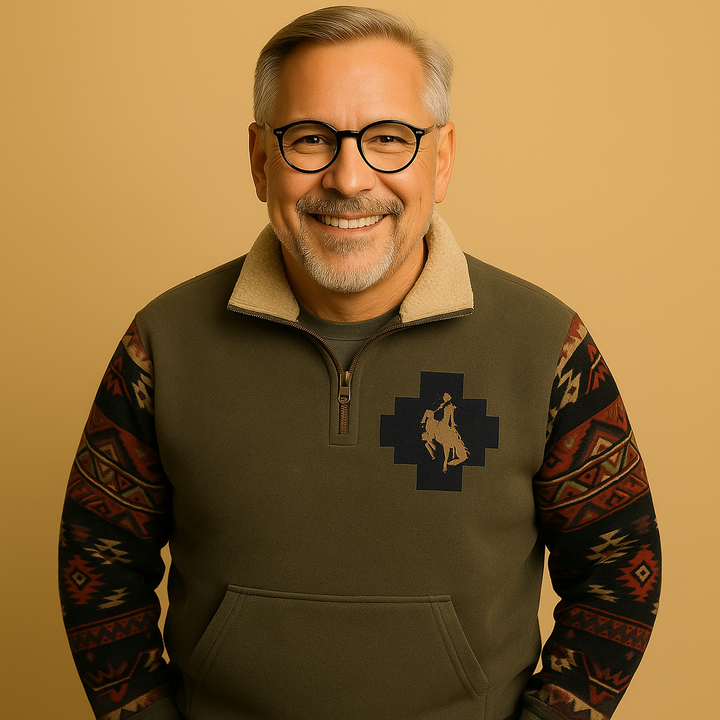 תמר מצב | סוודר קלאסי עם רוכסן חצי