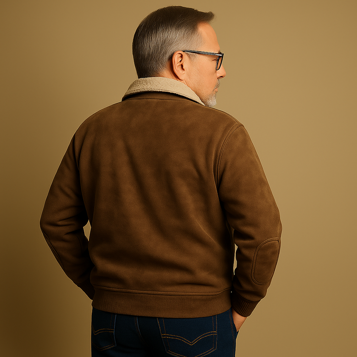 תמר מצב | סוודר קלאסי עם חצי רוכסן