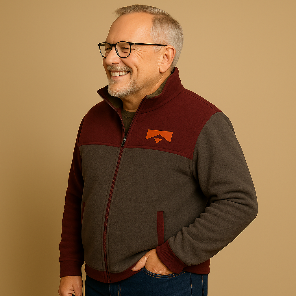 תמר מצב | סוודר קלאסי עם רוכסן חצי