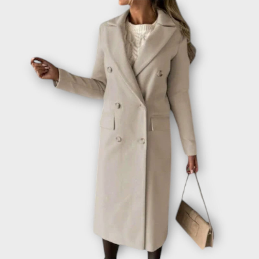 Judith – Sophisticated Wool Overcoat