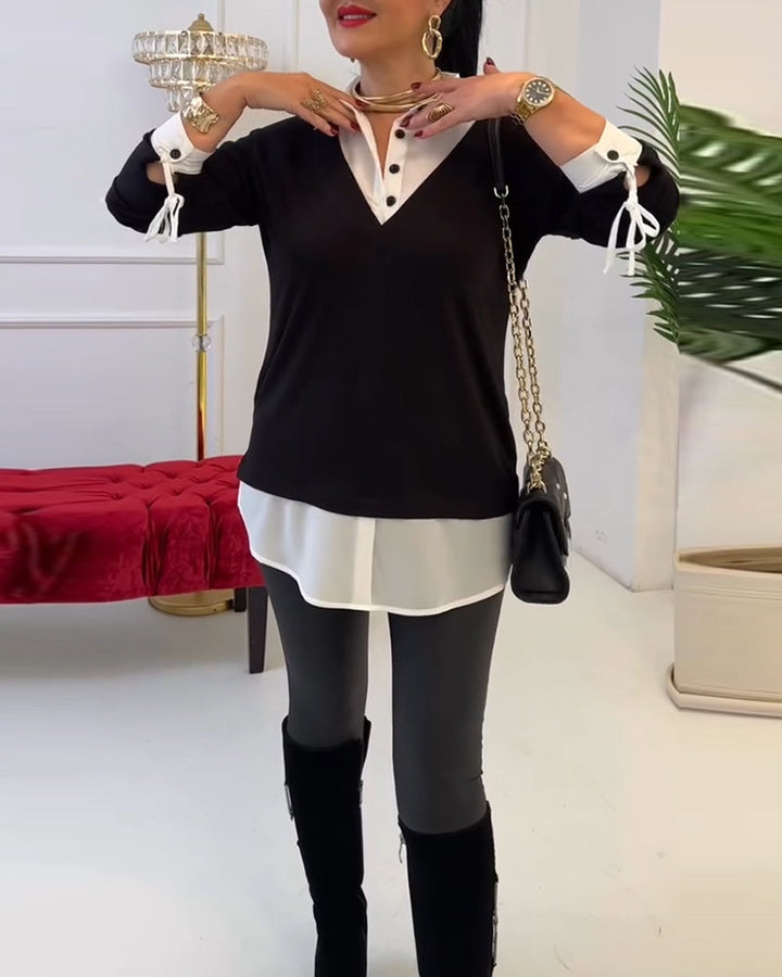 דש טלאים שחור ולבן פרימיום