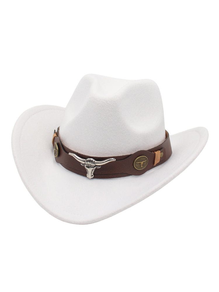 Western Bull Head Decorative Cowboy and Cowgirl Hat