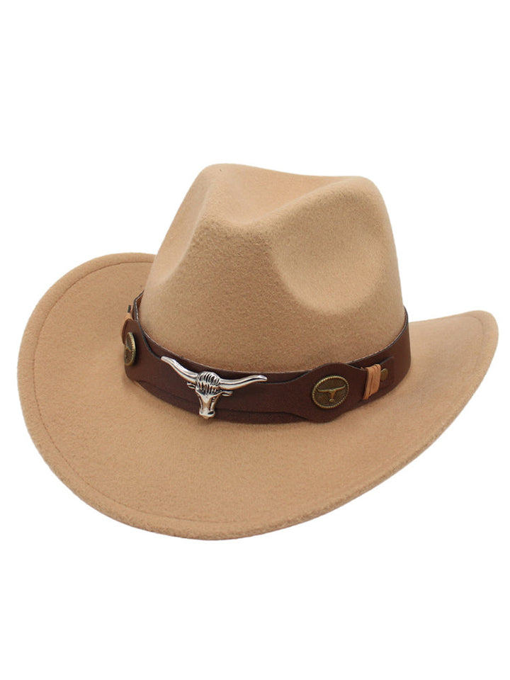 Western Bull Head Decorative Cowboy and Cowgirl Hat