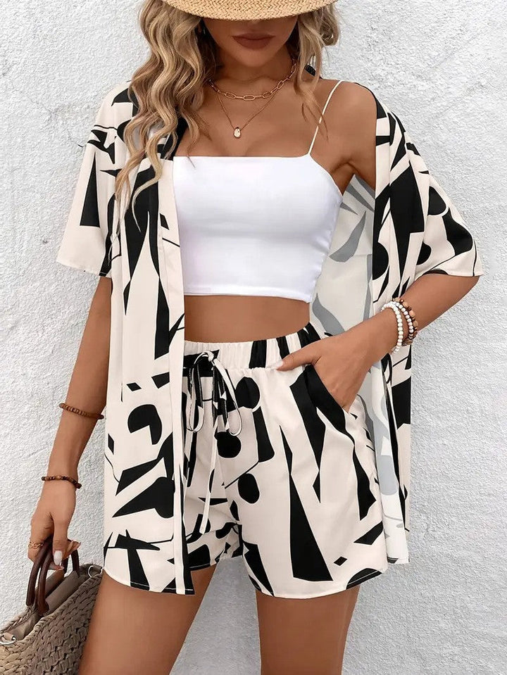 FANNIE™ – Easy Breezy Floral Top and Shorts Ensemble for Summer