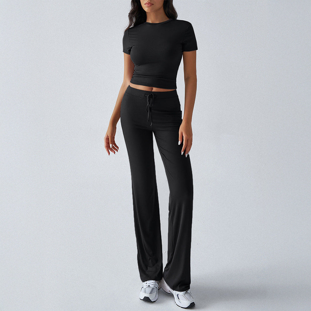 MARGARITA™ – Casual Short Sleeve Crop Top and Jogger Set