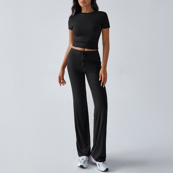 MARGARITA™ – Casual Short Sleeve Crop Top and Jogger Set