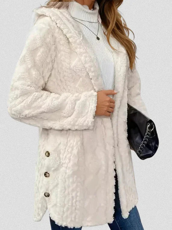 אוולינה - קרדיגן סריג מכופתר לנשים