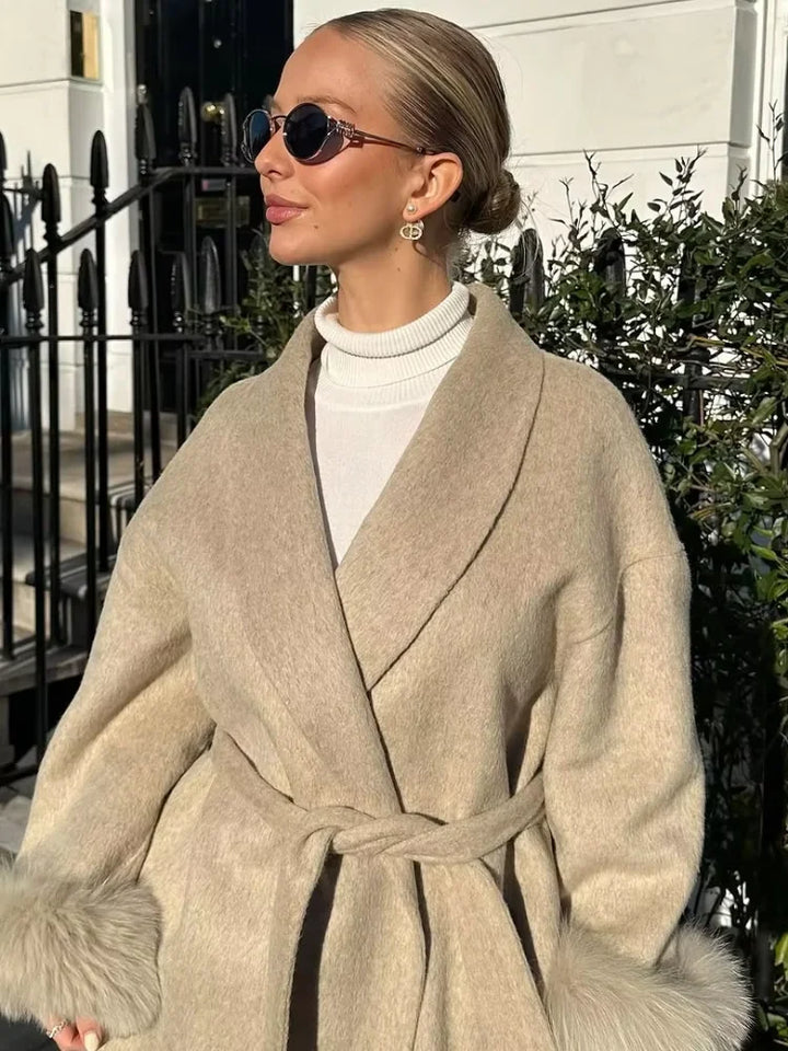 Chloé | Jacket with Fur Sleeves
