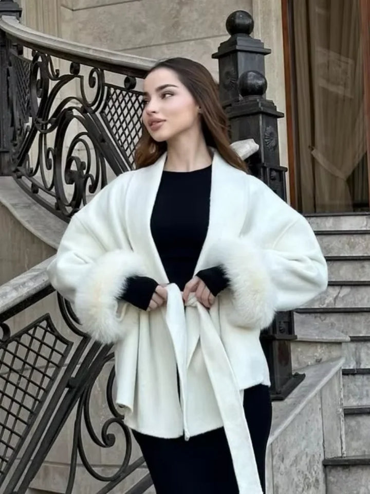 Chloé | Jacket with Fur Sleeves
