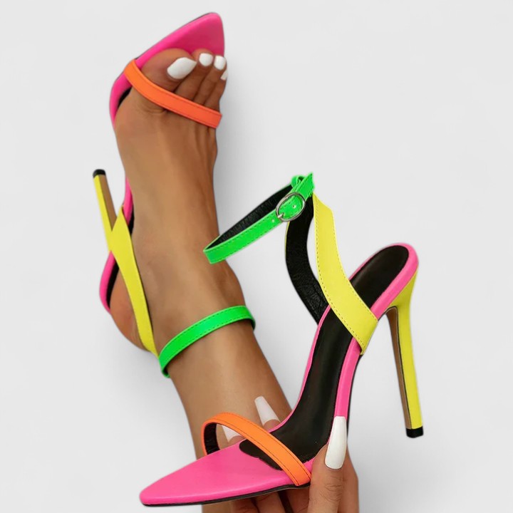 Olive - Elegant Strappy Stiletto Heels