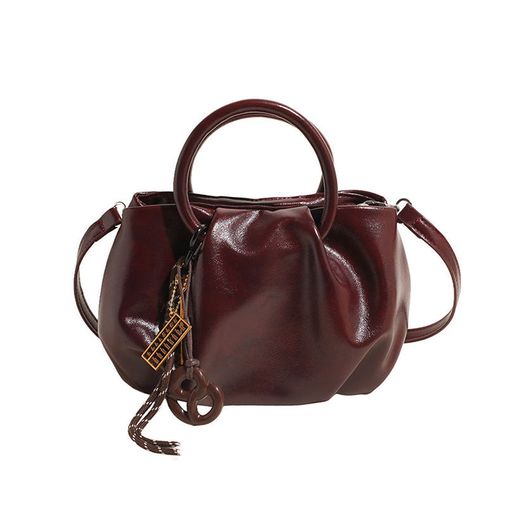 Pleated Cloud Crossbody Handbag - Lightweight and Stylish