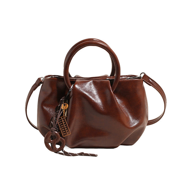 Pleated Cloud Crossbody Handbag - Lightweight and Stylish