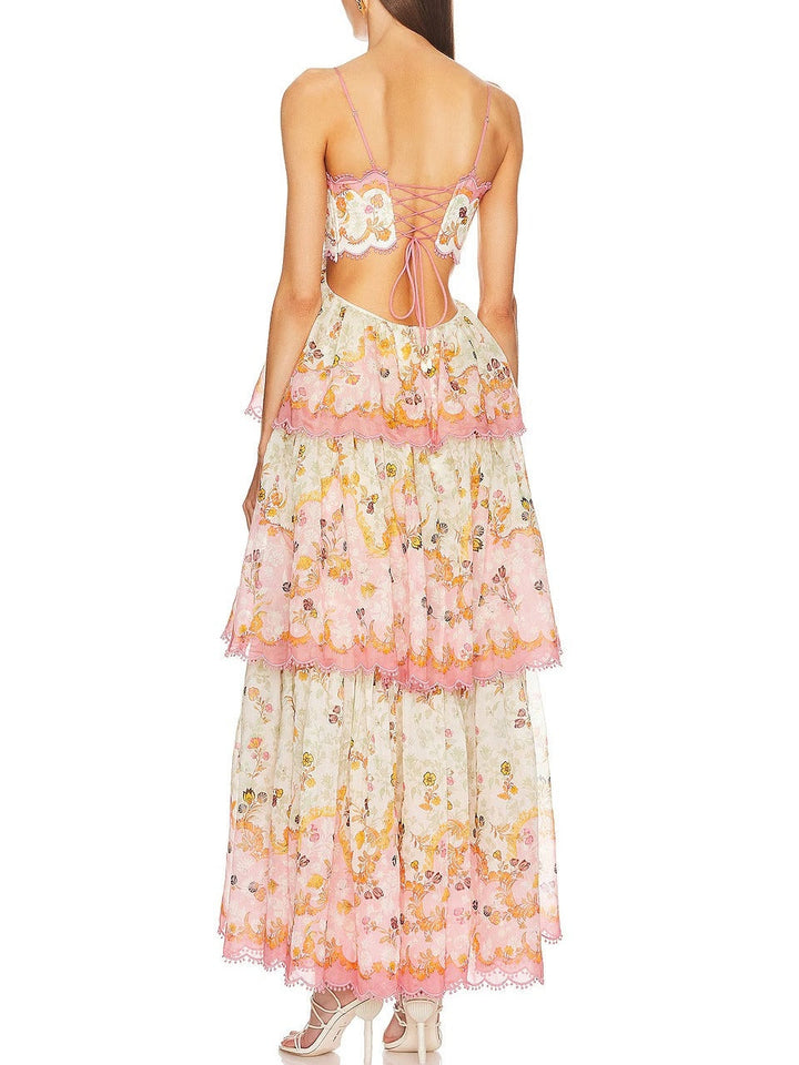 שמלת מקסי בצבע לורל