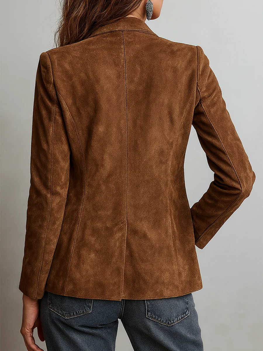 Retro Brown Suede Jacket