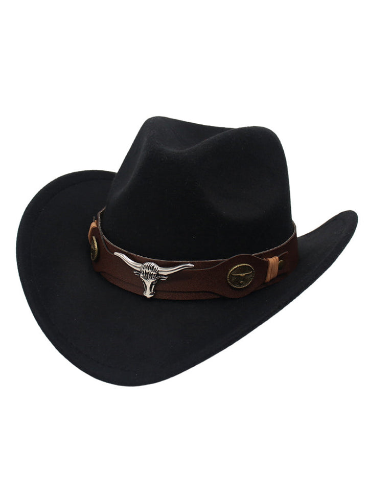 Western Bull Head Decorative Cowboy and Cowgirl Hat