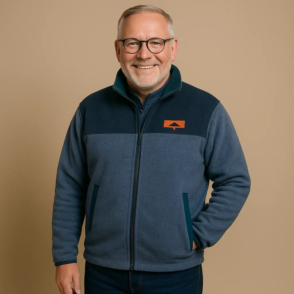 תמר מצב | סוודר קלאסי עם רוכסן חצי