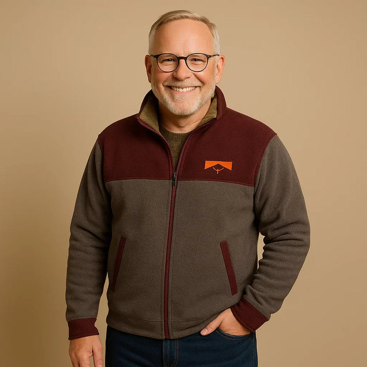 תמר מצב | סוודר קלאסי עם רוכסן חצי