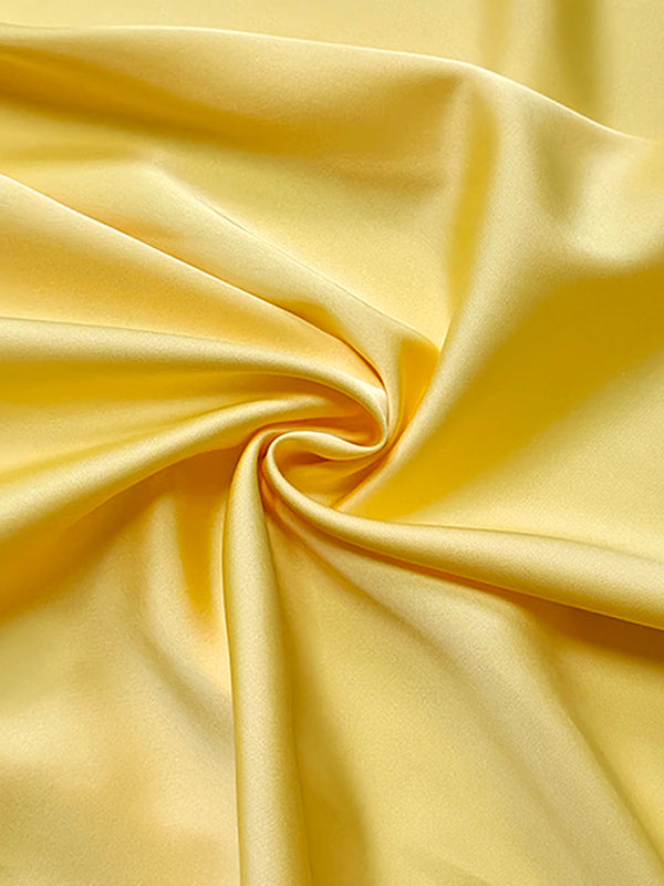 V-Neck Maxi Dress with Tied Waist and High-Low Ruffle Trim in Solid Colors