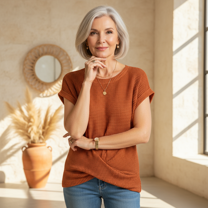 קנדל - חולצה בגזרה נינוחה 