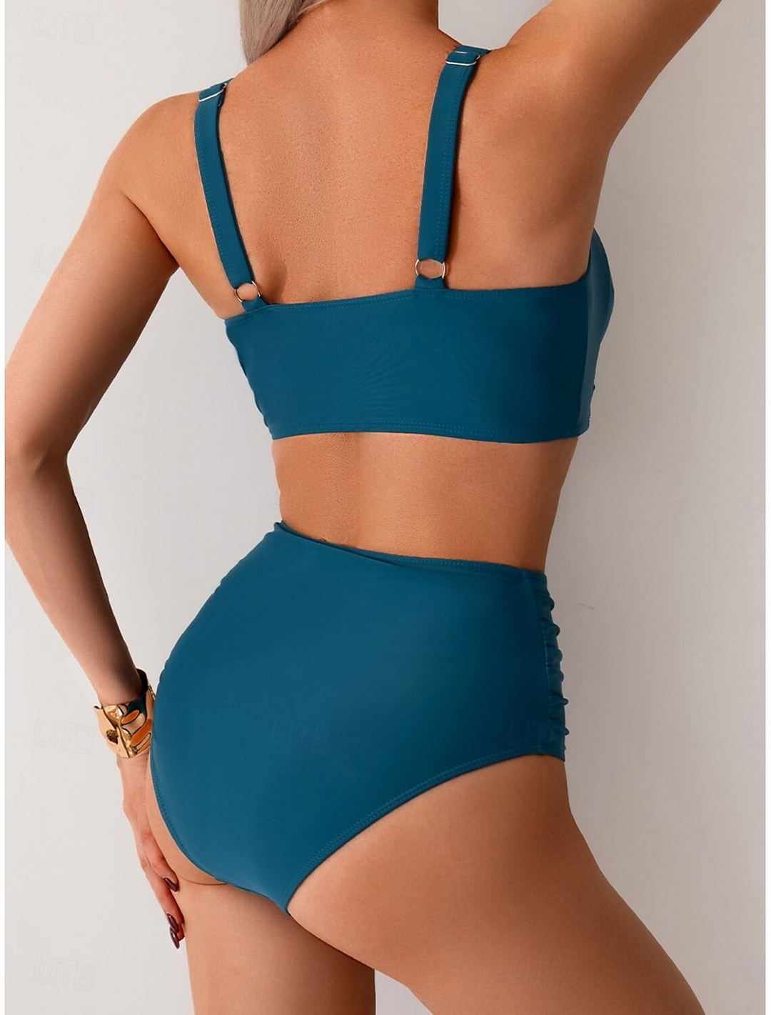 Shirley - Gathered Fabric Bikini