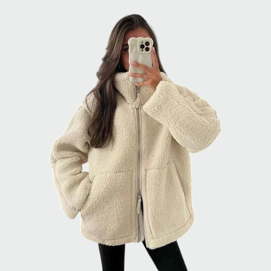 Olivia - Cozy Oversized Plush Coat