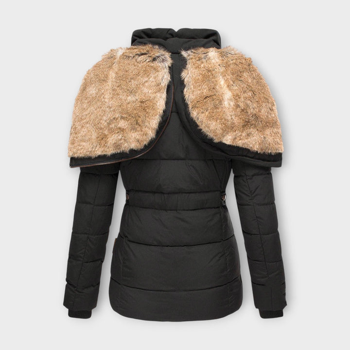Emine – Comfortable Faux Fur-Lined Coat