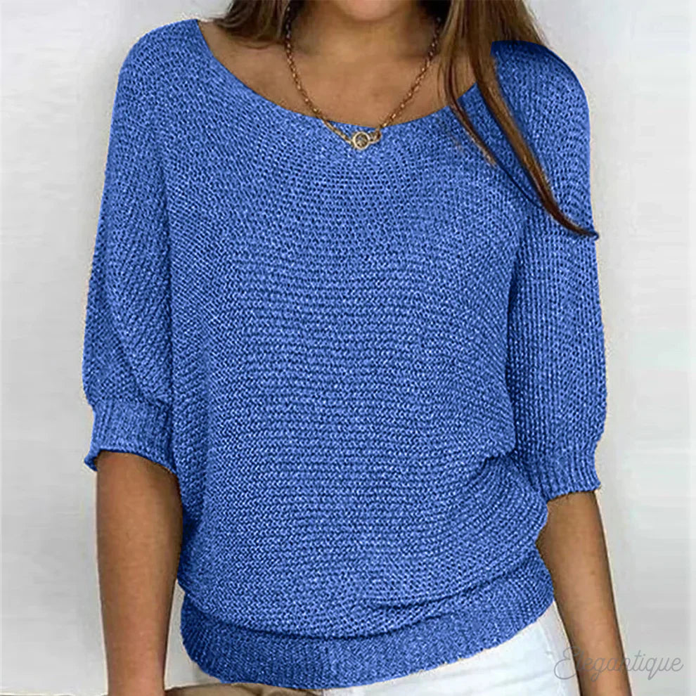Zaphina - Relaxed Knit Top